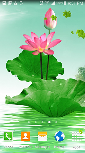 Ladda ner Lotus by villeHugh - gratis live wallpaper för Android på skrivbordet.