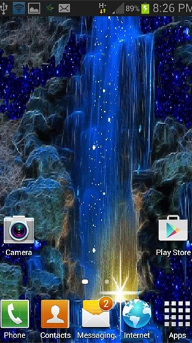 Ladda ner Magic blue fall - gratis live wallpaper för Android på skrivbordet.