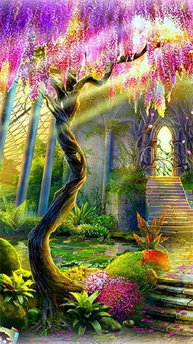 Ladda ner Magic garden by Jango LWP Studio - gratis live wallpaper för Android på skrivbordet.