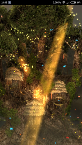 Ladda ner Magic Tree 3D - gratis live wallpaper för Android på skrivbordet.