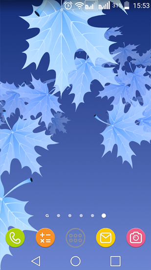 Ladda ner Maple Leaves - gratis live wallpaper för Android på skrivbordet.