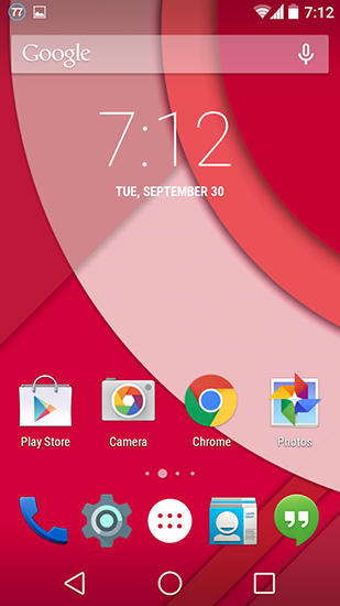 Material - ladda ner levande bakgrundsbilder till Android 8.0 mobiler.