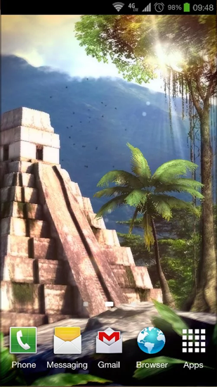 Ladda ner Mayan Mystery - gratis live wallpaper för Android på skrivbordet.