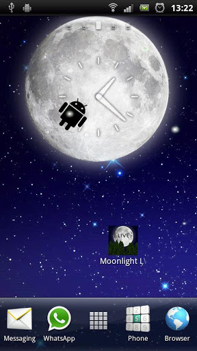 Moomlight - ladda ner levande bakgrundsbilder till Android 3.0 mobiler.