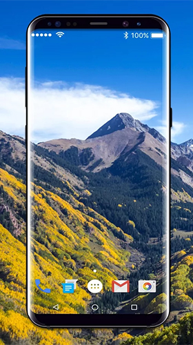Ladda ner Mountain nature HD - gratis live wallpaper för Android på skrivbordet.