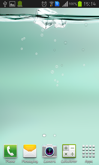 My water - ladda ner levande bakgrundsbilder till Android 2.0 mobiler.