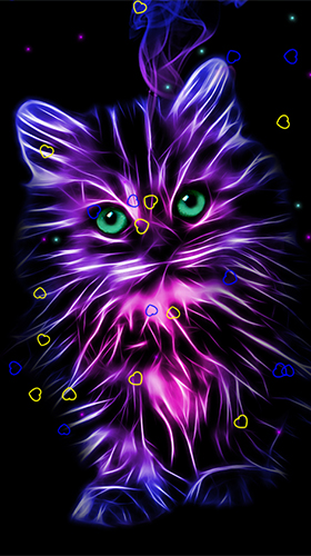 Ladda ner Neon animals by Thalia Photo Art Studio - gratis live wallpaper för Android på skrivbordet.