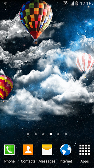 Gratis levande bakgrundsbilder Night sky by Amax lwps på Android-mobiler och surfplattor.