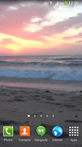 Ladda ner Ocean waves - gratis live wallpaper för Android på skrivbordet.