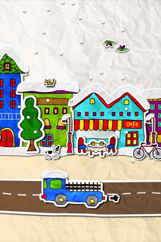 Paper town - ladda ner levande bakgrundsbilder till Android 3.0 mobiler.