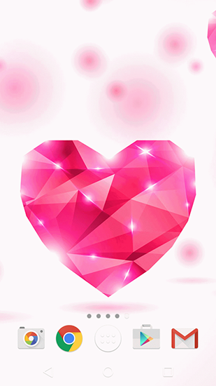Gratis levande bakgrundsbilder Pink diamonds på Android-mobiler och surfplattor.