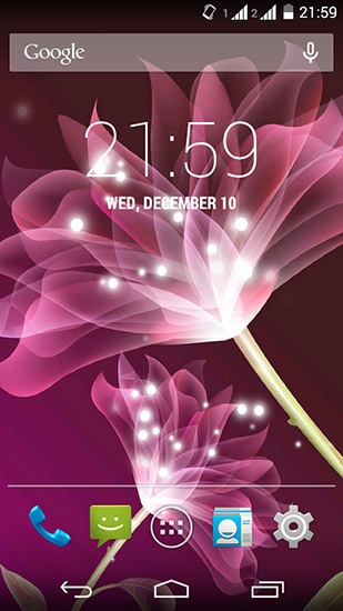Gratis Vector live wallpaper för Android på surfplattan arbetsbordet: Pink lotus.