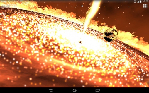 Quasar 3D - ladda ner levande bakgrundsbilder till Android 4.3 mobiler.