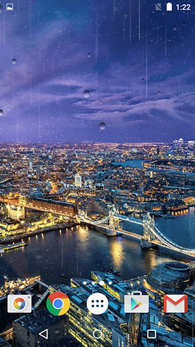 Ladda ner Rainy London by Phoenix Live Wallpapers - gratis live wallpaper för Android på skrivbordet.