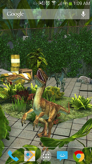 Raptor - ladda ner levande bakgrundsbilder till Android 7.0 mobiler.