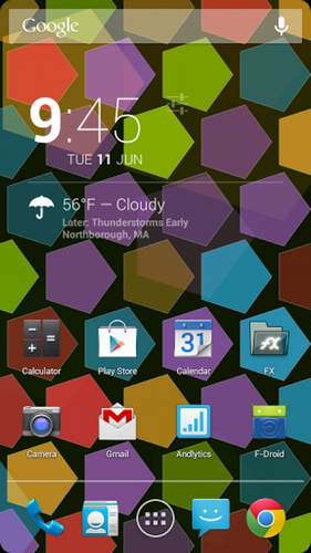 Shape swap - ladda ner levande bakgrundsbilder till Android 2.0 mobiler.
