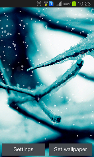 Gratis levande bakgrundsbilder Snowfall by Divarc group på Android-mobiler och surfplattor.