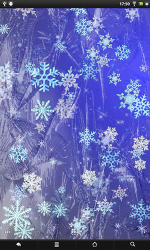 Ladda ner Snowflakes - gratis live wallpaper för Android på skrivbordet.