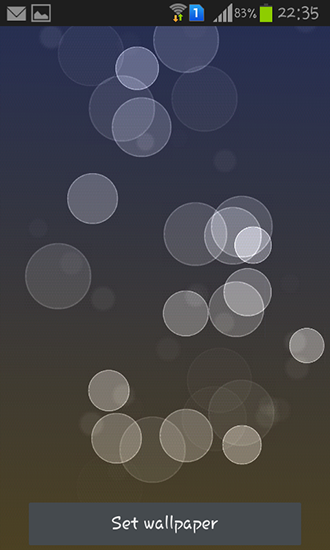 Soap bubble - ladda ner levande bakgrundsbilder till Android 8.0 mobiler.