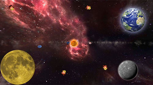 Ladda ner Solar system 3D by EziSol - Free Android Apps - gratis live wallpaper för Android på skrivbordet.