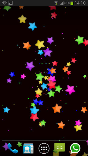 Stars - ladda ner levande bakgrundsbilder till Android 4.0 mobiler.