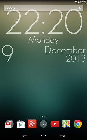 Super clock - ladda ner levande bakgrundsbilder till Android 4.2 mobiler.