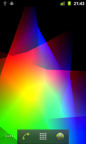 Symphony of colors - ladda ner levande bakgrundsbilder till Android 4.4.4 mobiler.