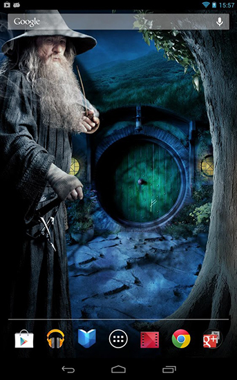 Gratis Film live wallpaper för Android på surfplattan arbetsbordet: The Hobbit.