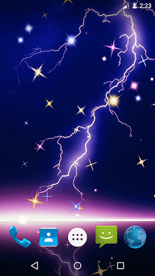Gratis levande bakgrundsbilder Thunderstorm by Pop tools på Android-mobiler och surfplattor.