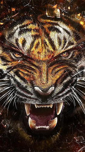 Ladda ner Tiger by Jango LWP Studio - gratis live wallpaper för Android på skrivbordet.