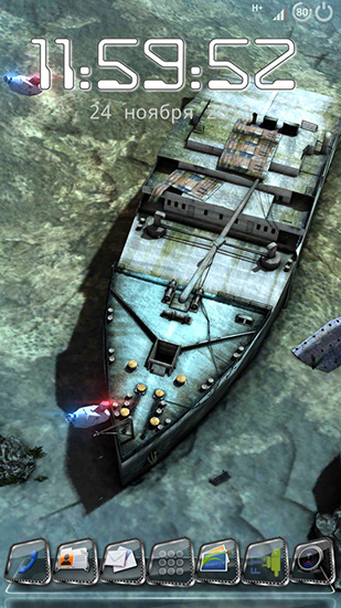 Gratis levande bakgrundsbilder Titanic 3D pro på Android-mobiler och surfplattor.
