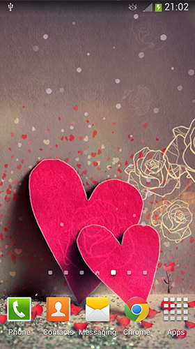 Ladda ner Valentines Day by orchid - gratis live wallpaper för Android på skrivbordet.