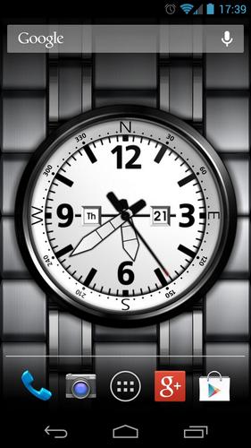 Gratis With clock live wallpaper för Android på surfplattan arbetsbordet: Watch screen.