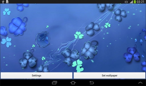 Gratis Växter live wallpaper för Android på surfplattan arbetsbordet: Water by Live mongoose.