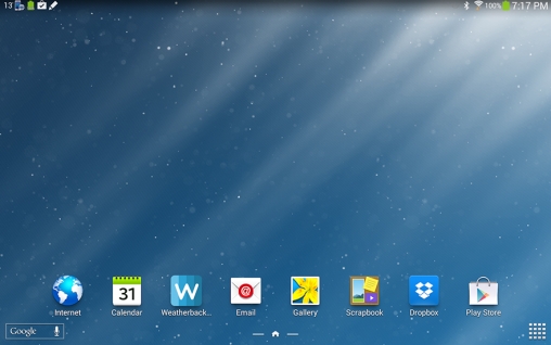 Weatherback - ladda ner levande bakgrundsbilder till Android 4.4 mobiler.