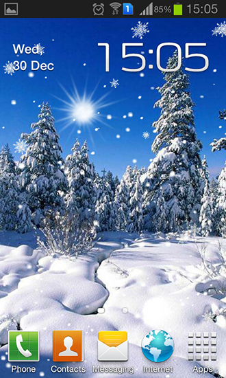 Gratis levande bakgrundsbilder Winter: Cold sun på Android-mobiler och surfplattor.