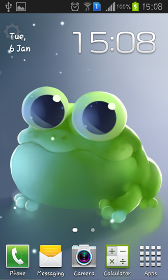 Ladda ner Apple frog - gratis live wallpaper för Android på skrivbordet.