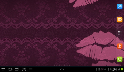 Ladda ner Black and pink - gratis live wallpaper för Android på skrivbordet.