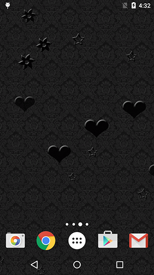 Ladda ner Black patterns - gratis live wallpaper för Android på skrivbordet.