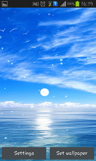 Ladda ner Blue ocean - gratis live wallpaper för Android på skrivbordet.