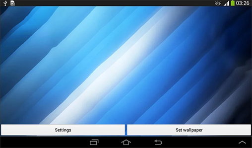Ladda ner Blue water - gratis live wallpaper för Android på skrivbordet.