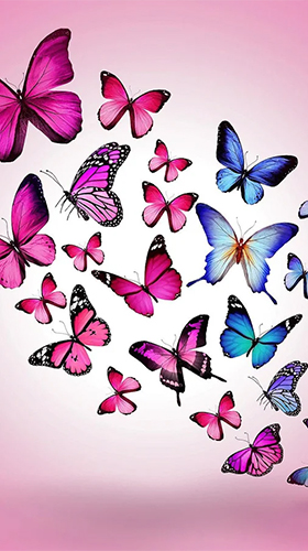 Butterflies by Happy live wallpapers