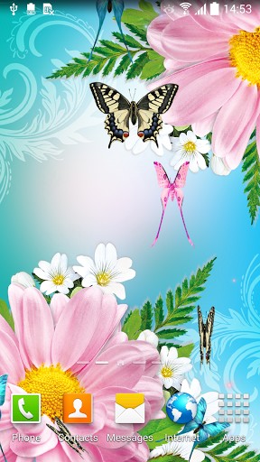 Ladda ner Butterflies - gratis live wallpaper för Android på skrivbordet.