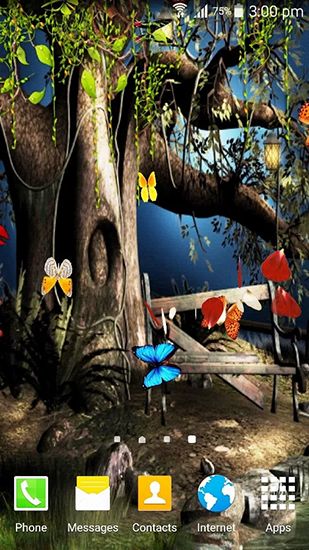 Ladda ner Butterfly: Nature - gratis live wallpaper för Android på skrivbordet.