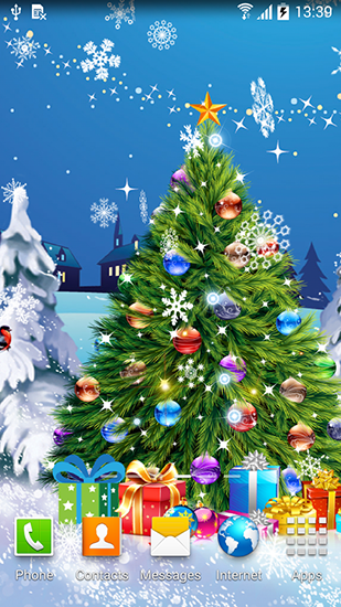 Ladda ner Christmas 2015 - gratis live wallpaper för Android på skrivbordet.