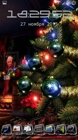 Ladda ner Christmas HD - gratis live wallpaper för Android på skrivbordet.