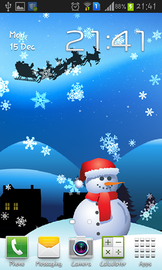 Ladda ner Christmas magic - gratis live wallpaper för Android på skrivbordet.