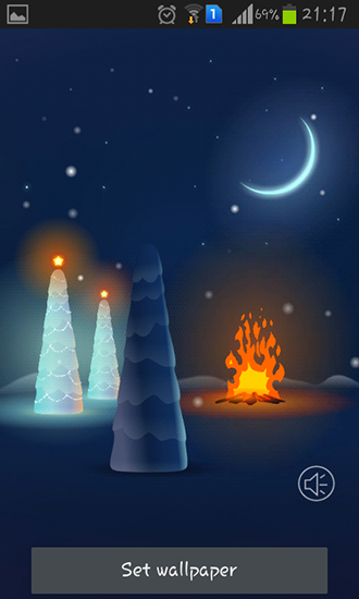 Ladda ner Christmas snow - gratis live wallpaper för Android på skrivbordet.