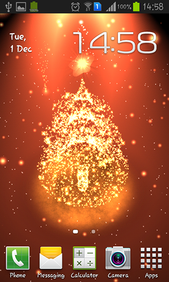 Ladda ner Christmas tree - gratis live wallpaper för Android på skrivbordet.