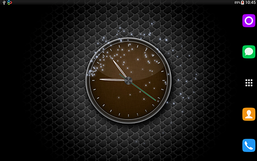 Ladda ner Clock by T-Me Clocks - gratis live wallpaper för Android på skrivbordet.